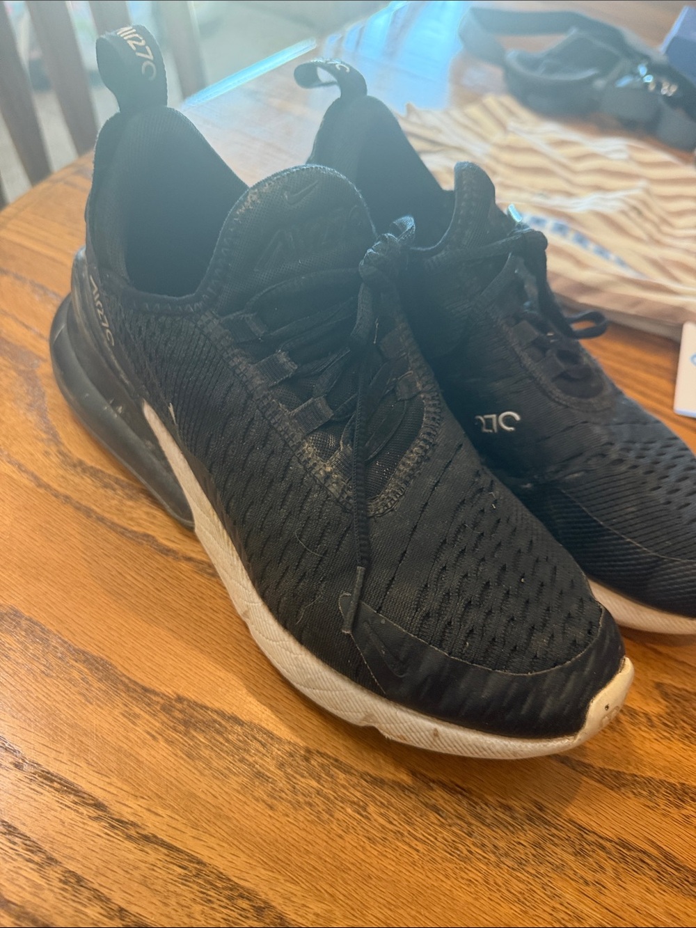 Nike Black and White Running Sneakers